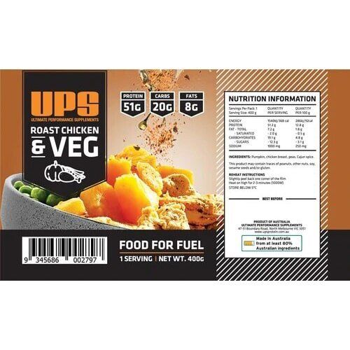 UPS FRESH MEALS (instore pick-up only no afterpay/zippay) — Bars, Snacks & Meals in Dapto, NSW