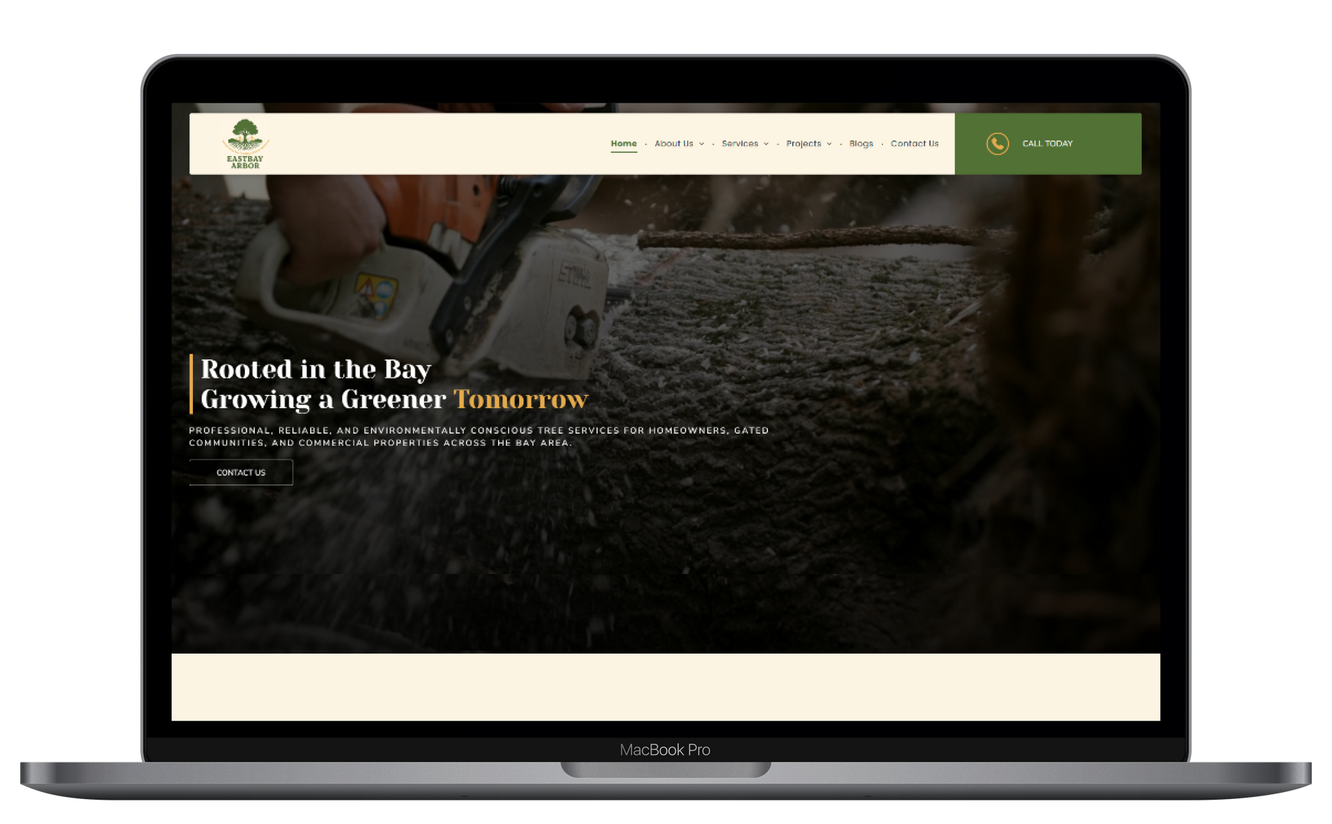 East Bay Arbor Website Preview