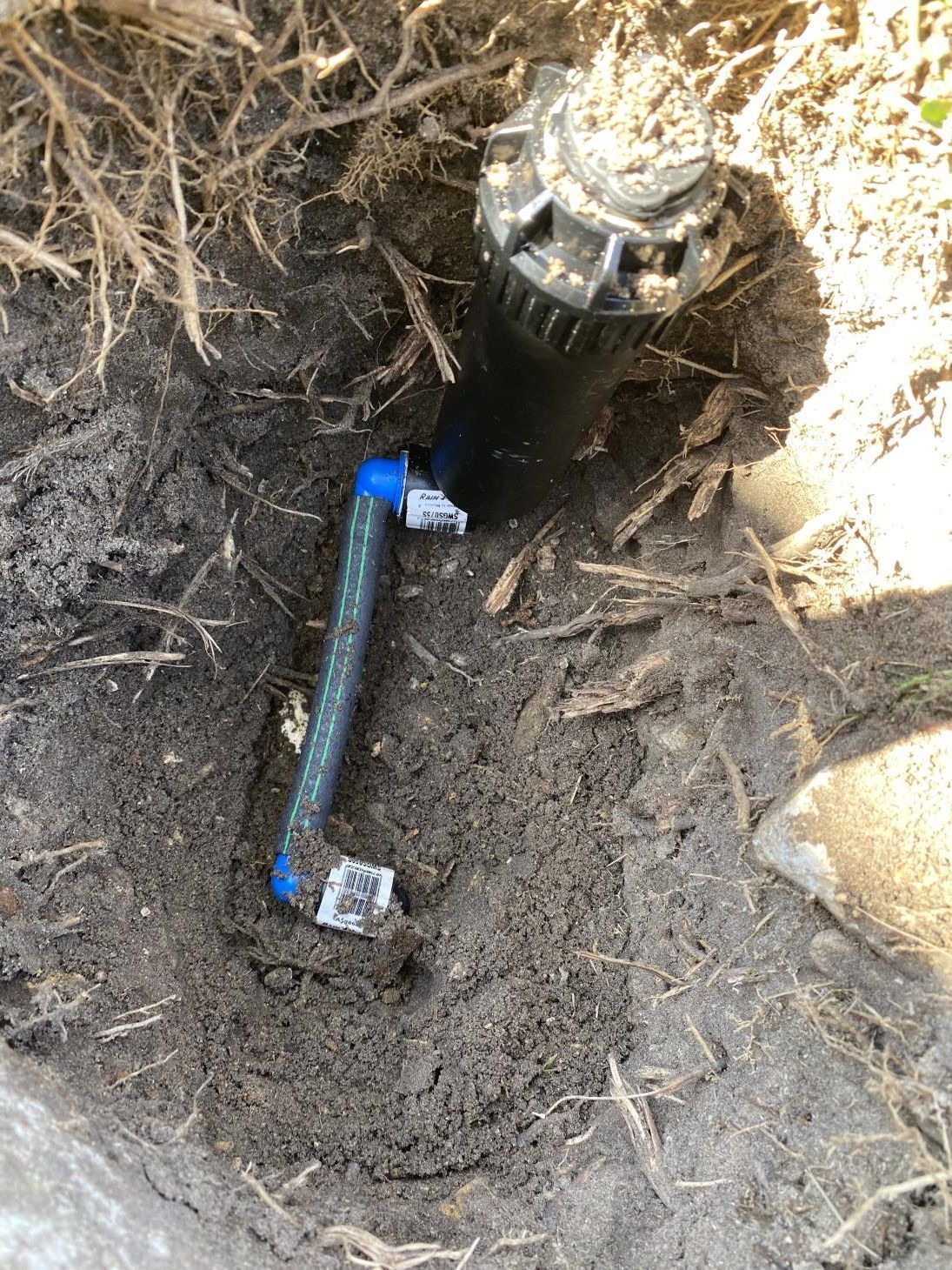 Removing Old Water Sprinkles