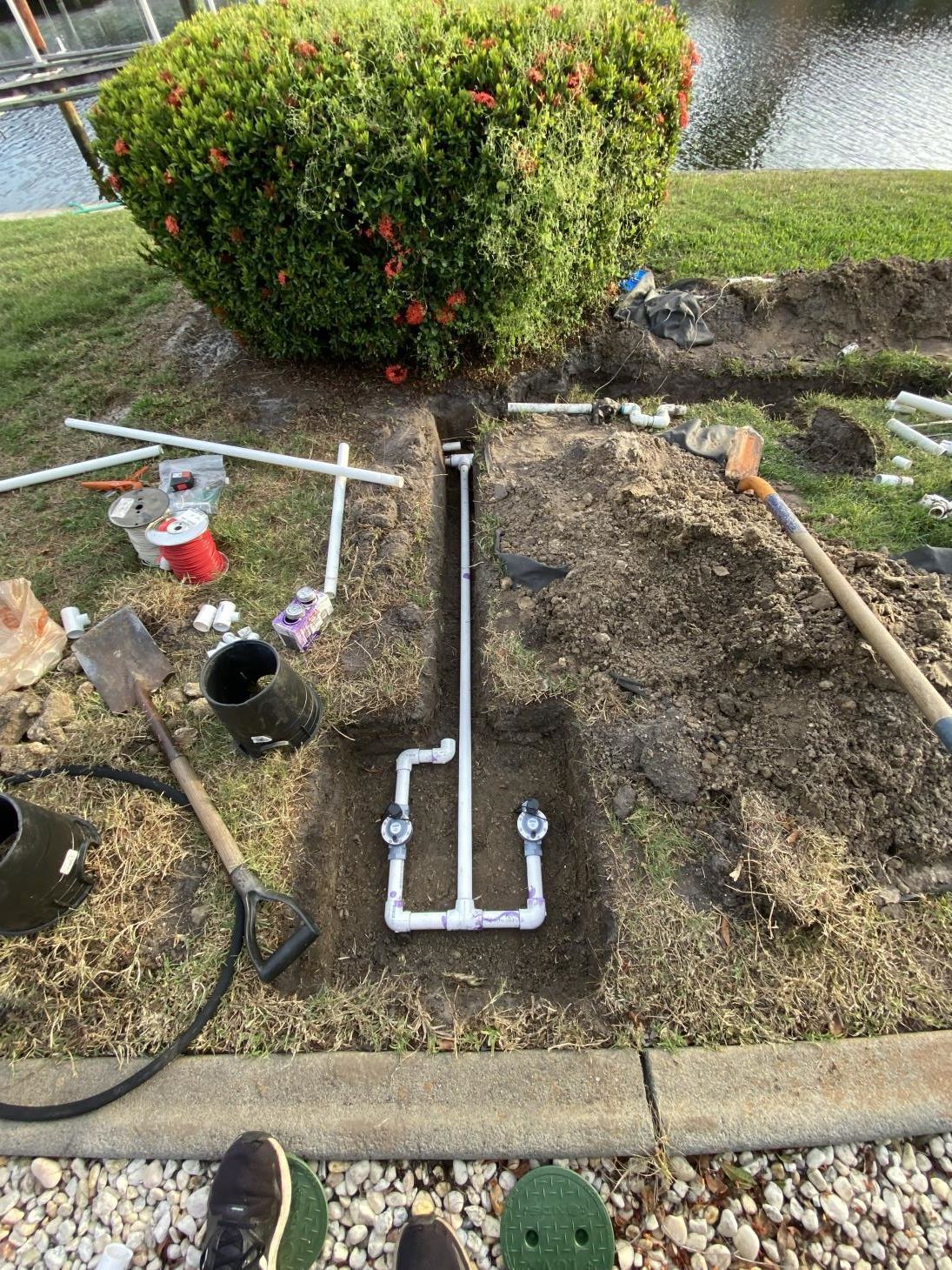 Installation of Water Sprinklers