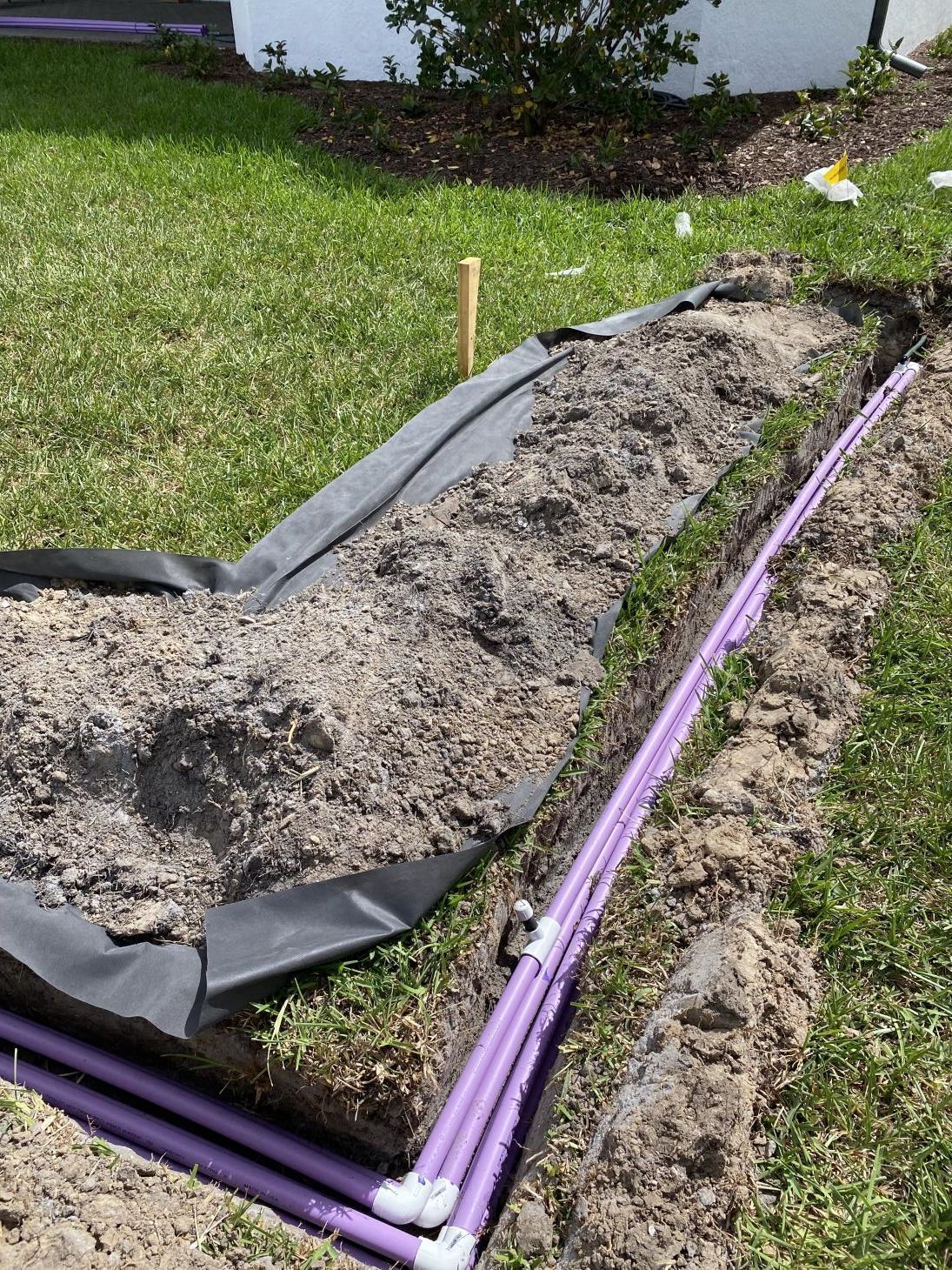 Lining Water Sprinklers Pipes