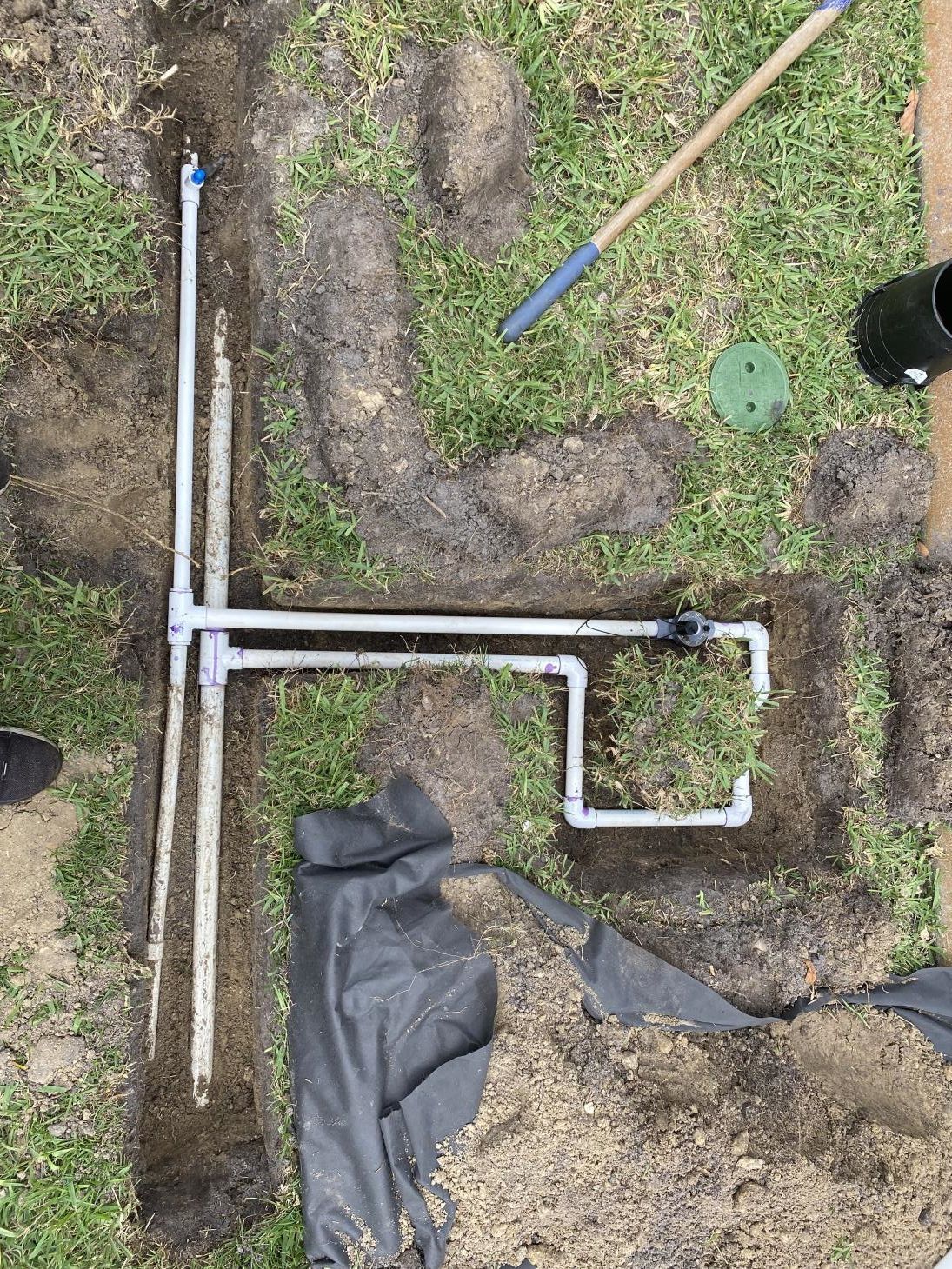 Water Sprinklers Under Soil