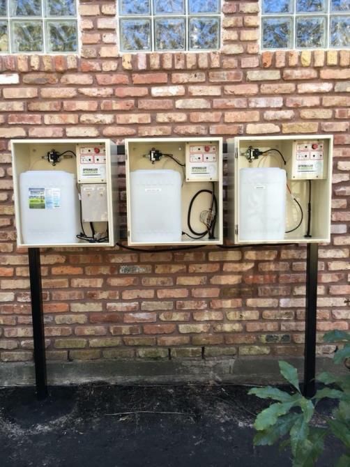 Insect Repellant on Wall Box