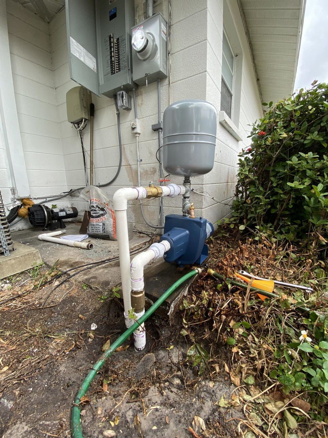 Outside of House Water Pump