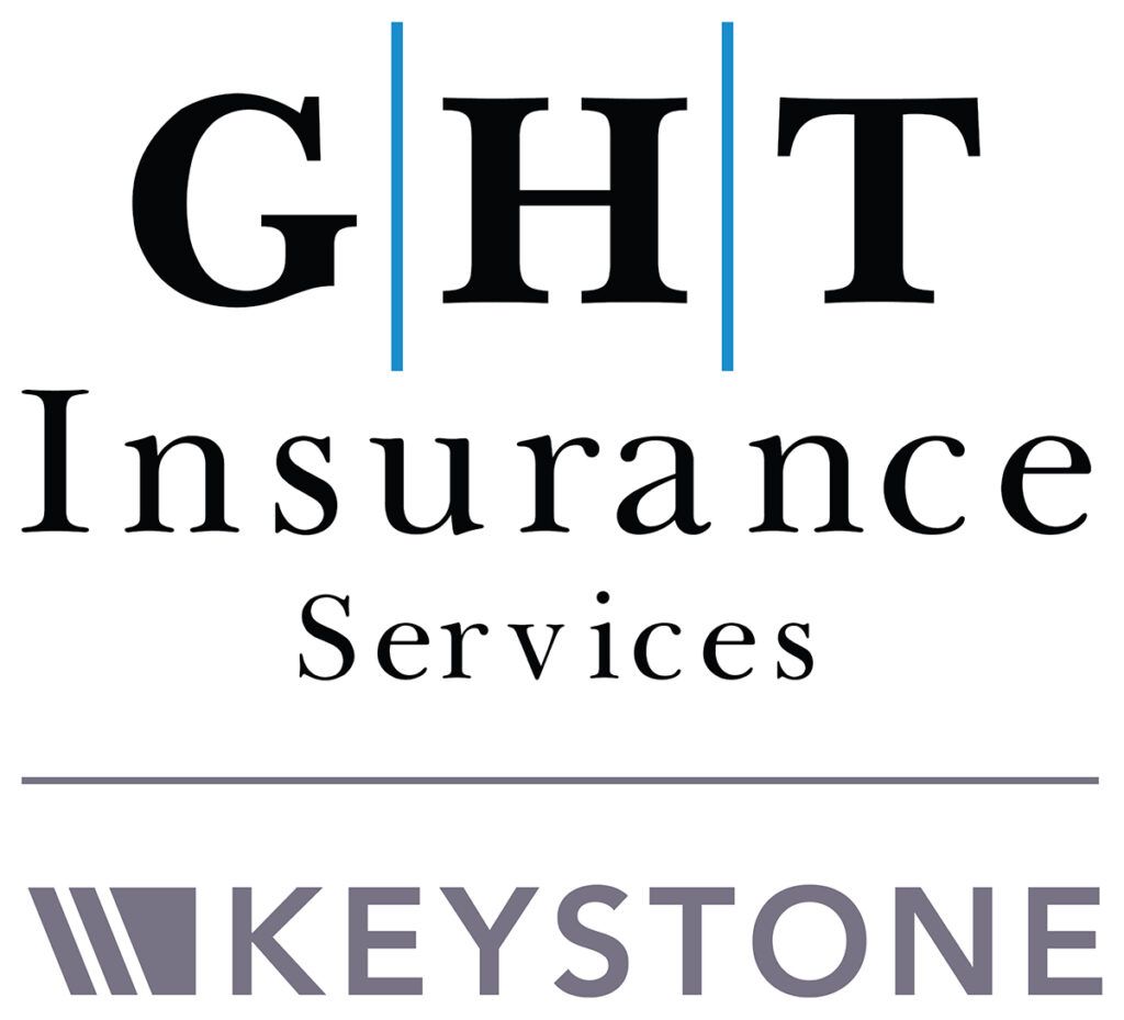 The logo for ght insurance services is a keystone logo.