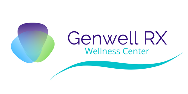 The logo for genwell rx wellness center