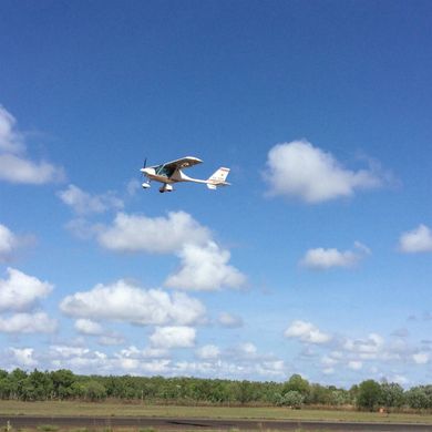 Aircraft in the sky — Flight Training in Batchelor, NT