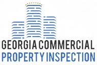 Georgia Property Inspection logo: Circular badge with a house inside a magnifying glass.