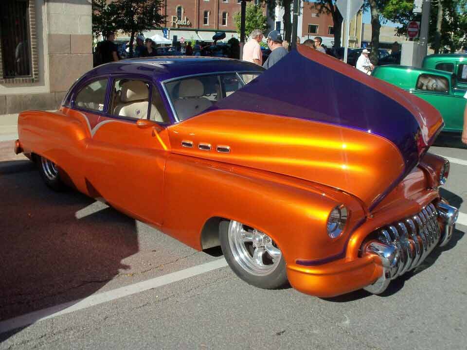 Orange and Violet Vintage Car — Auto repair in Mansfield, OH