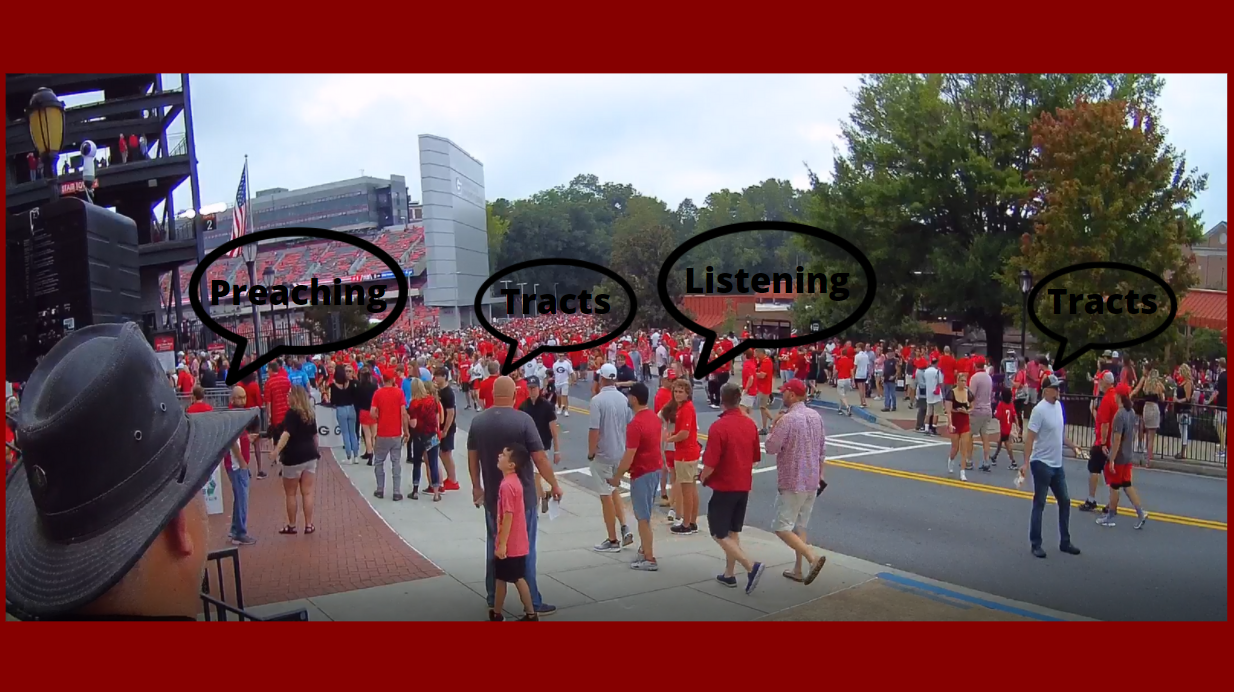image of open air preaching