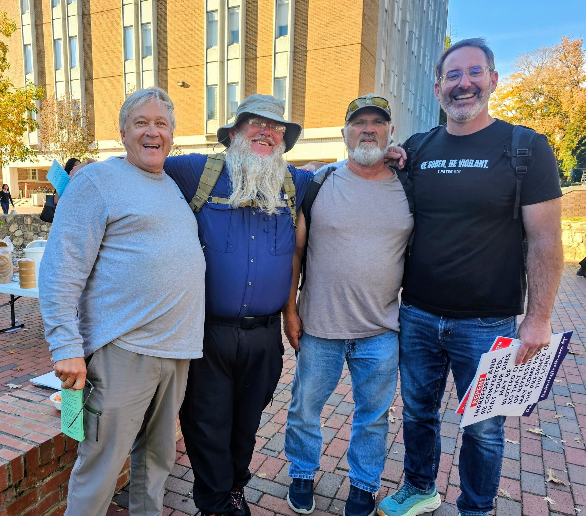 Blessed to proclaim Christ with these brothers the last three days.