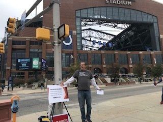 image of biblical evangelism Indianapolis Colts football