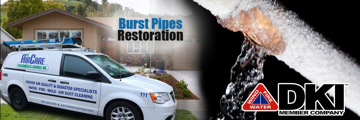Burst Pipe Water Cleanup