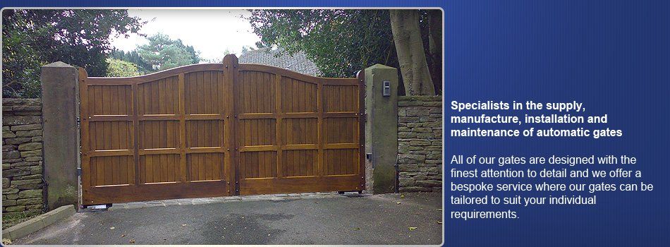 Gate automation - Leicestershire - R.S. Automation Services - Various Wooden Gates