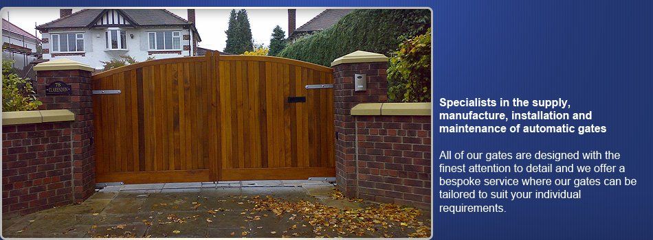 Gate automation - Leicestershire - R.S. Automation Services - Various Wooden Gates	 03