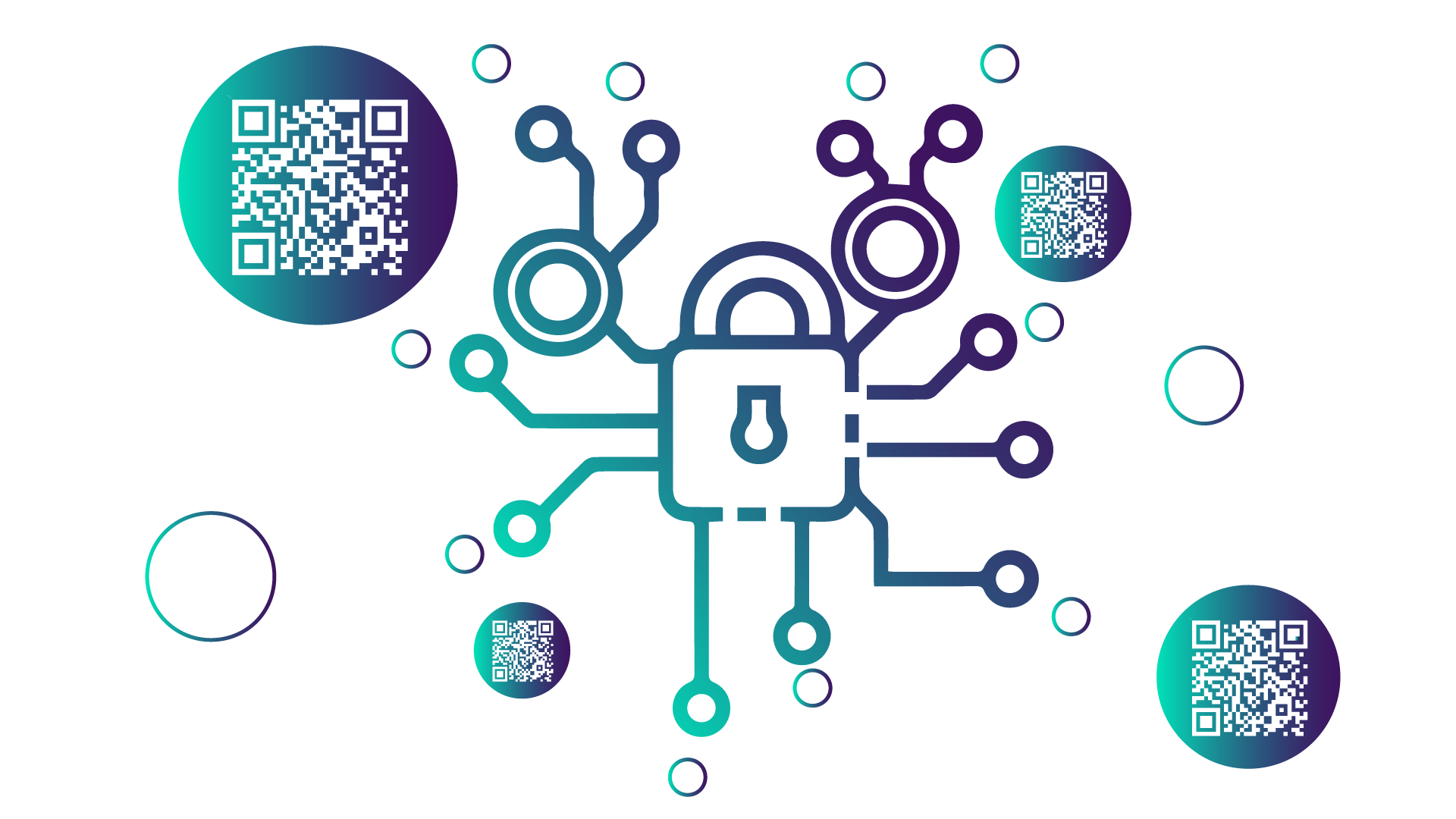 ALC Label Graphic - Blockchain and QR Code Label