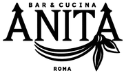 Logo per Anita Bar & Cucina a Roma. Testo nero su sfondo bianco.