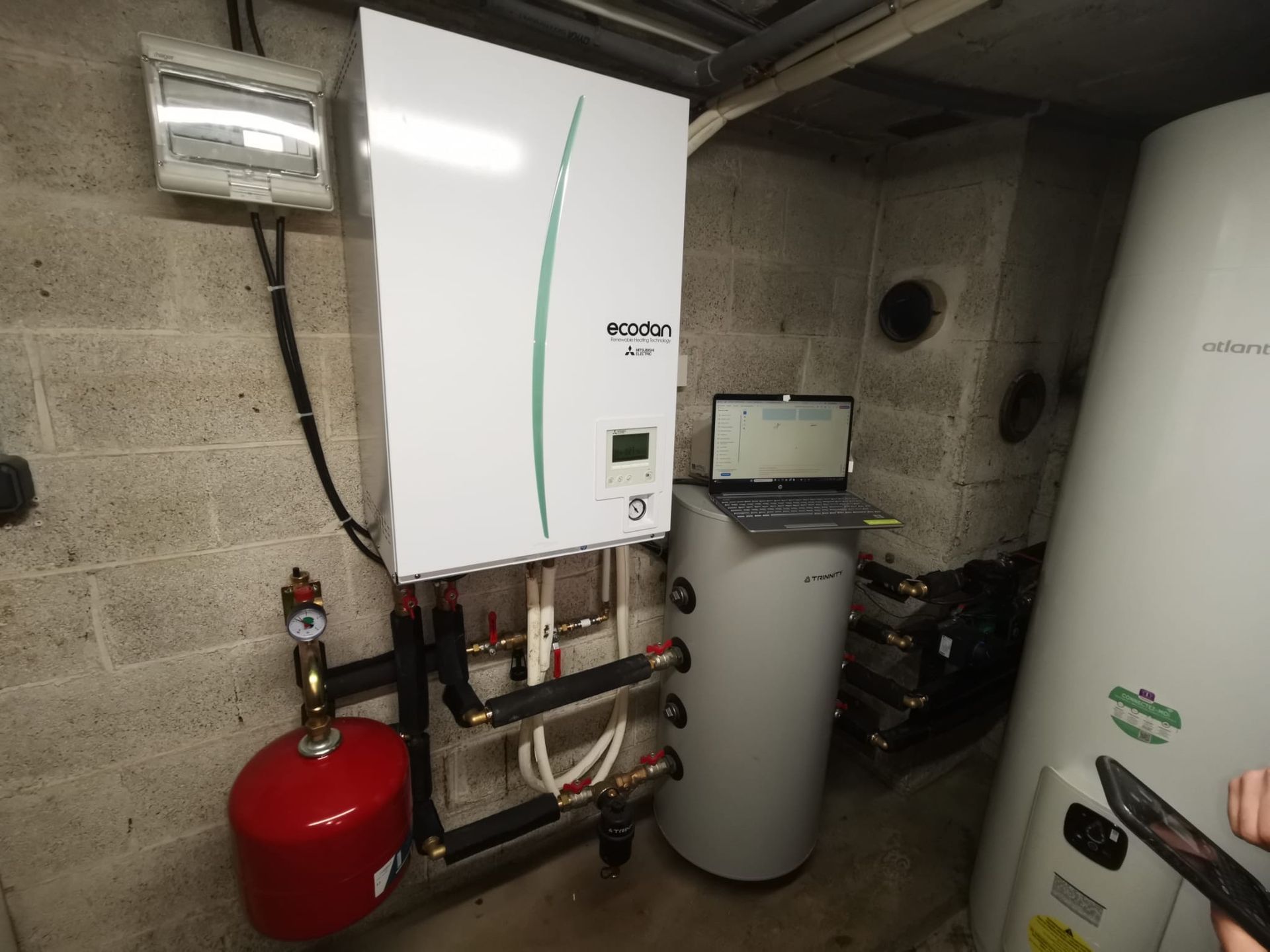 Remplacement d'une chaudière fioul par une pompe à chaleur air-eau Mitsubishi