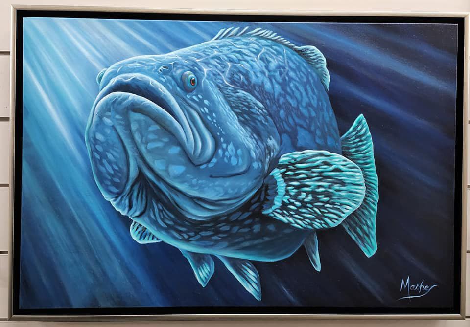 The Fish Oil Painting — Fine Art Supplies & Custom Framing in Rockhampton City, QLD