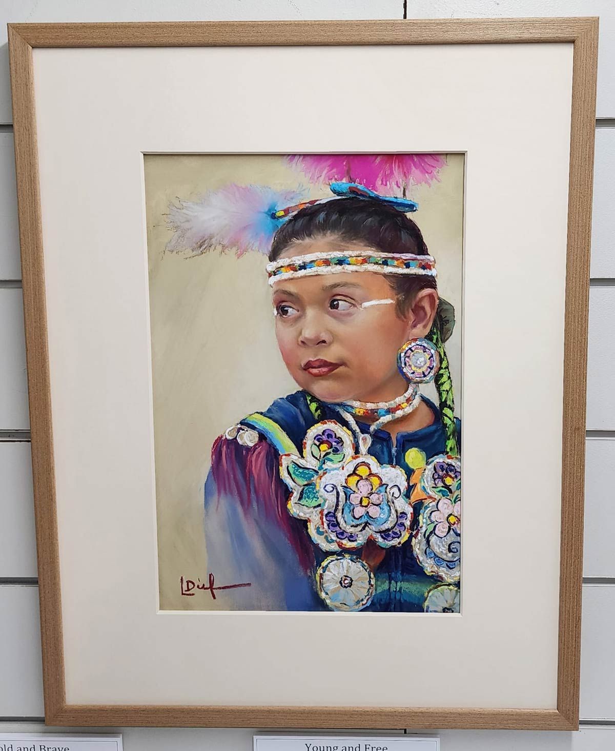 Girl Drawing Framing — Fine Art Supplies & Custom Framing in Rockhampton City, QLD