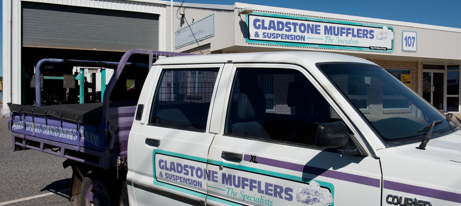 A White Pickup Truck — Gladstone Mufflers & Suspension In Gladstone Central, QLD