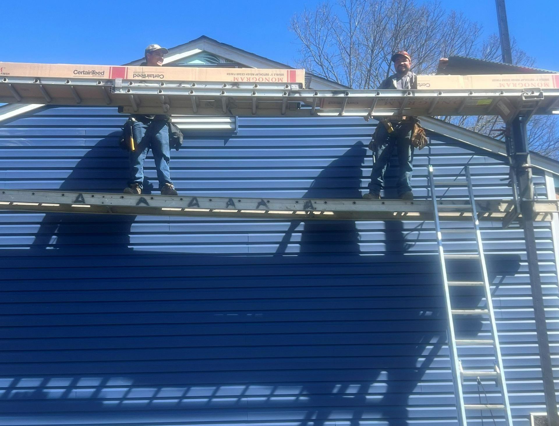 House Being Remodeled — Flanders, NJ — Four J’s Contracting & Roofing LLC