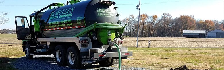 Septic Service Truck — Seaford, DE — McMullen Septic Services