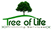 Logo: Green tree with