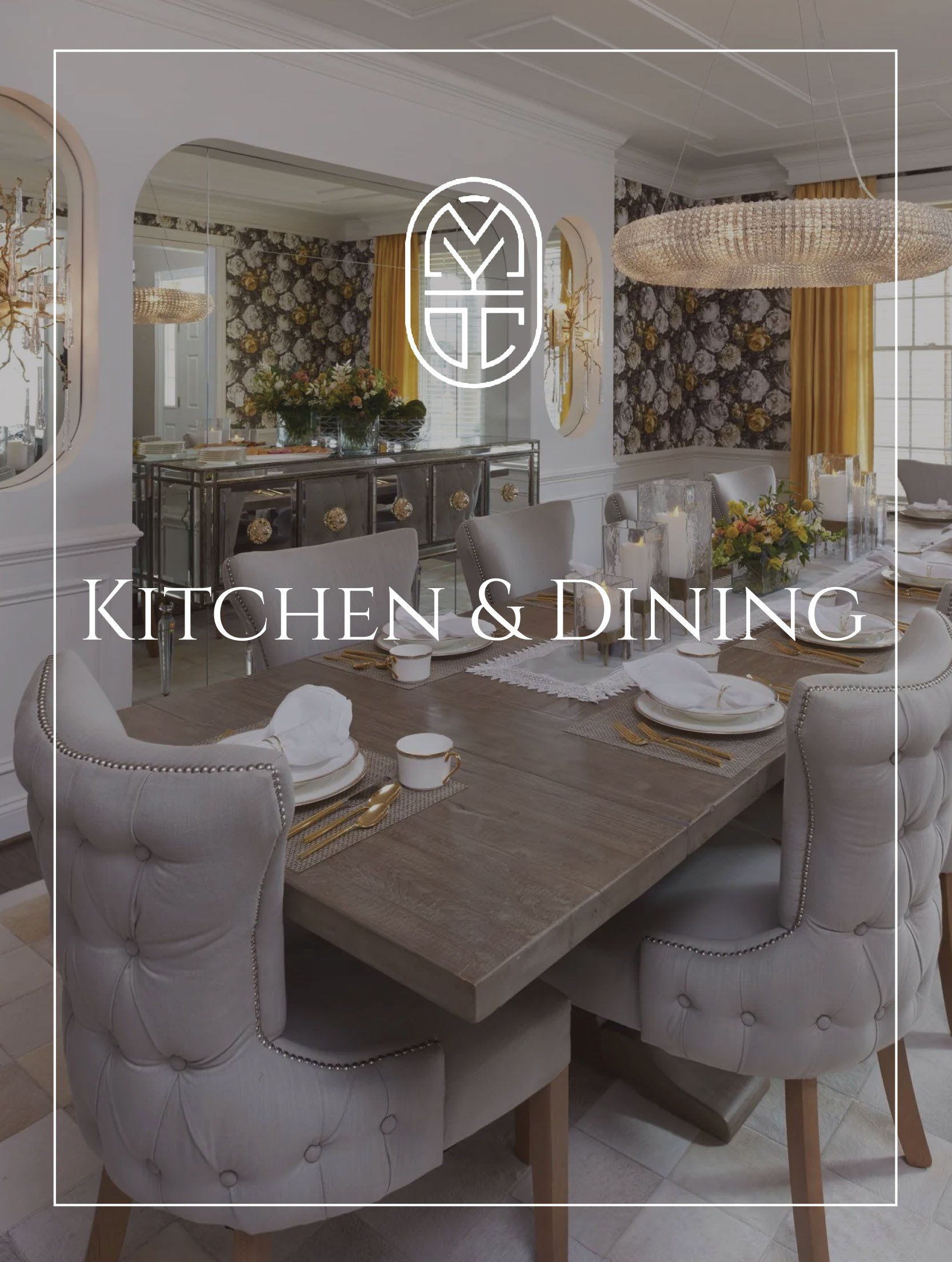 A kitchen and dining room with a table and chairs