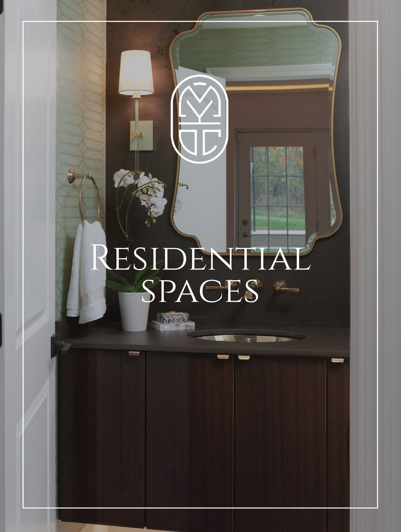 A bathroom with a sink , mirror , and cabinets.