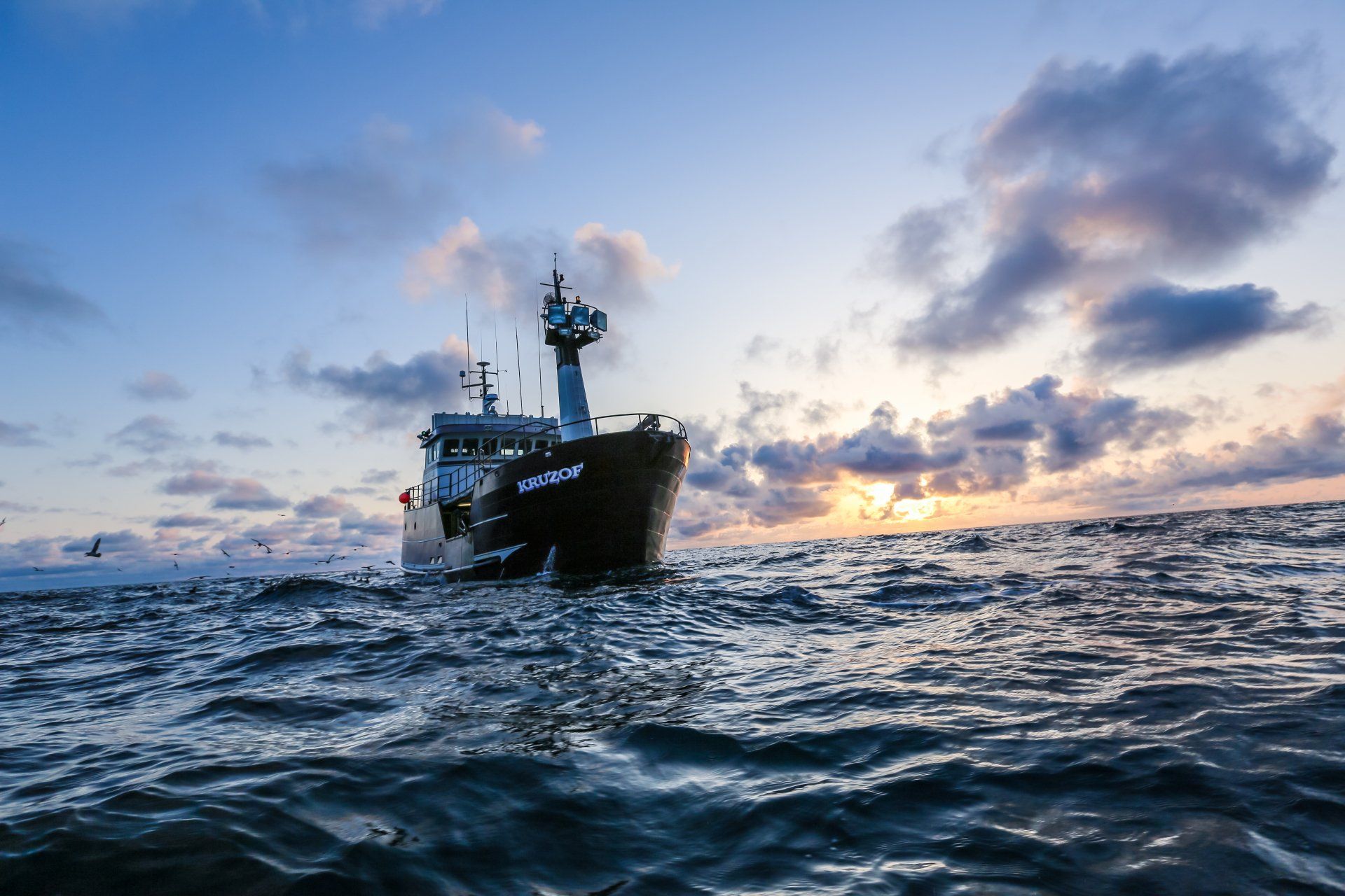 fishing boat on the water