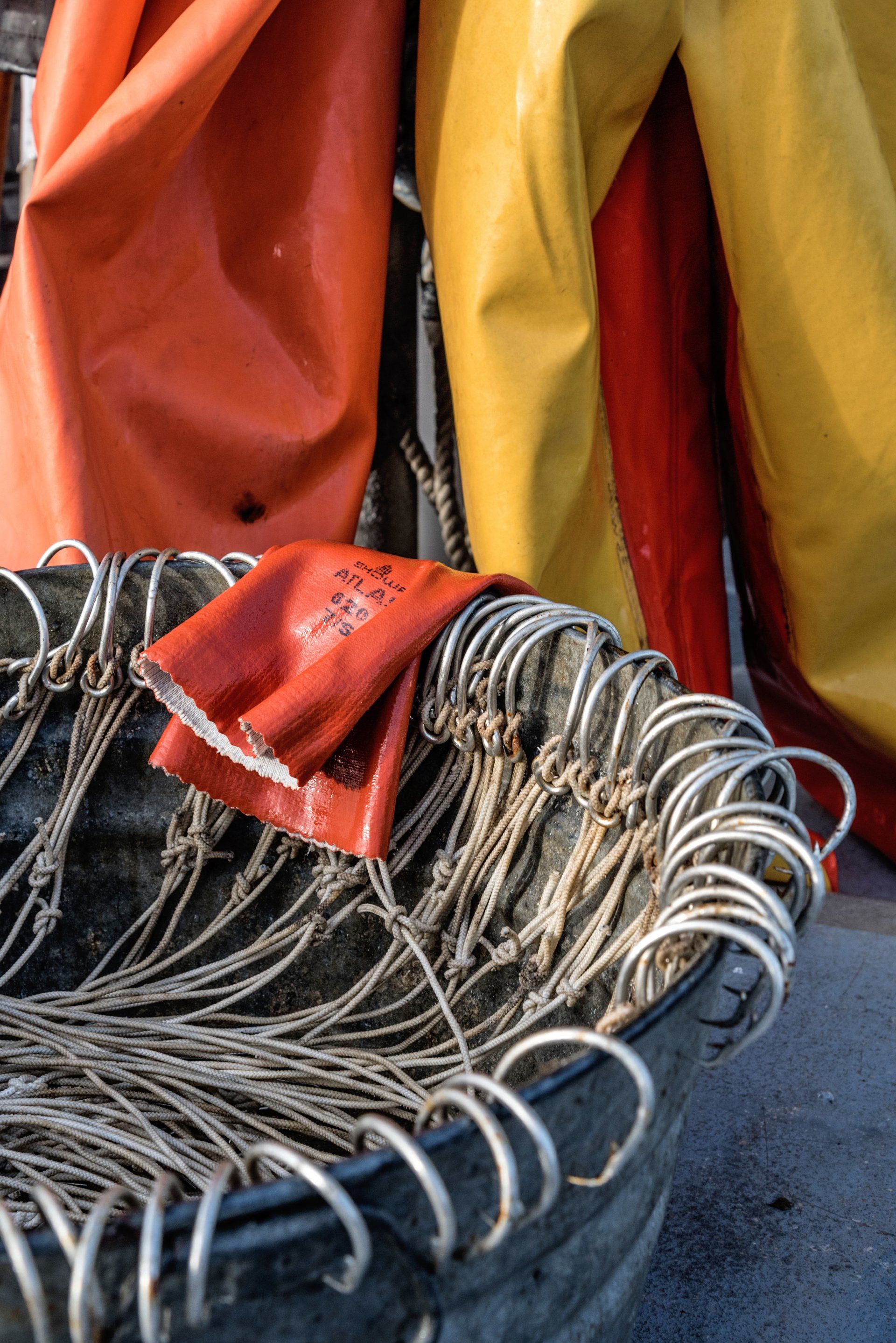 bowl full of fishing hooks