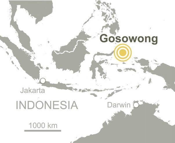 Gosowong project location