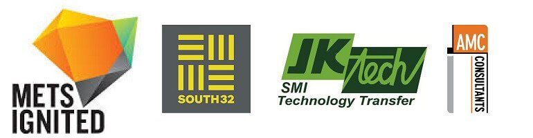 Mets Ingnited Collaboration banner with AMC Consultants, South 32, and SMI Technology Transfer