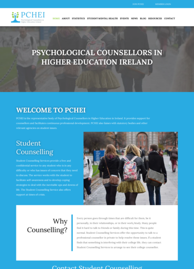 Psychological Counsellors in Higher Education Website - Resources for Higher Education Consultants.