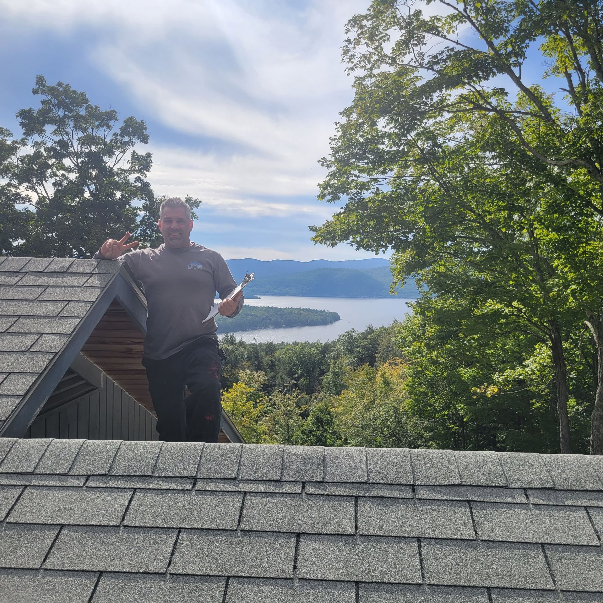 mark on roof
