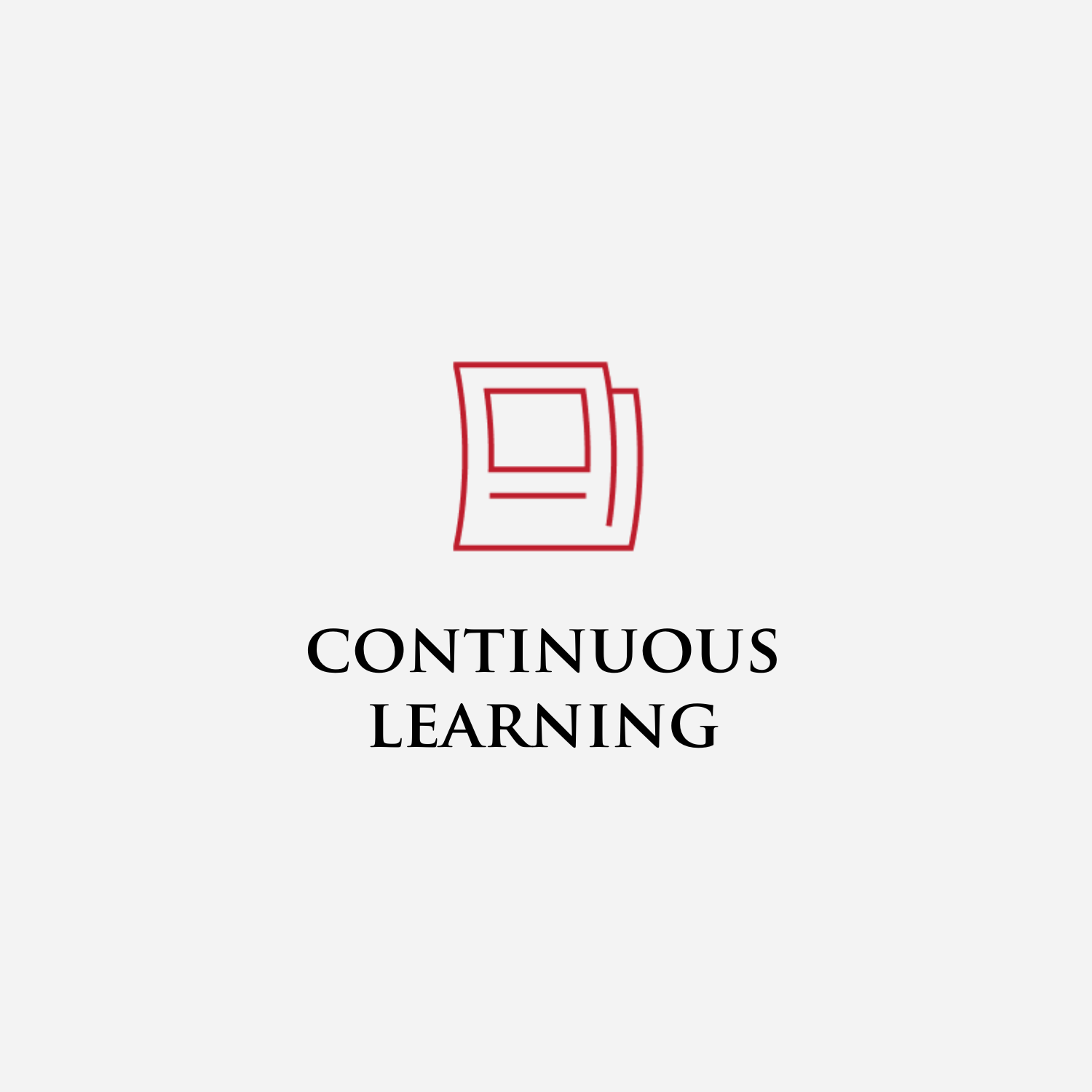 A logo for a company called continuous learning.