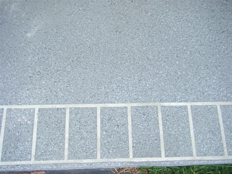 concrete driveway