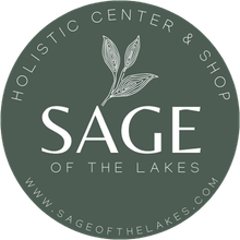 A logo for Sage of the Lakes