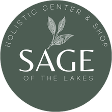 A logo for Sage of the Lakes