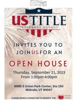 Us title insurance agency invites you to join us for an open house
