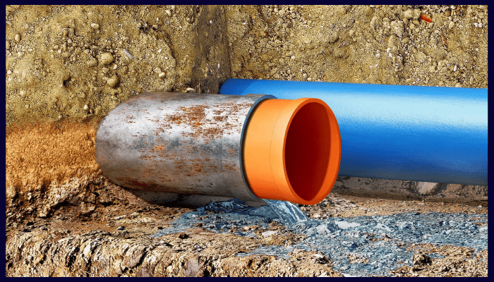 Trenchless pipe relining inside damaged drain pipe in Canberra
