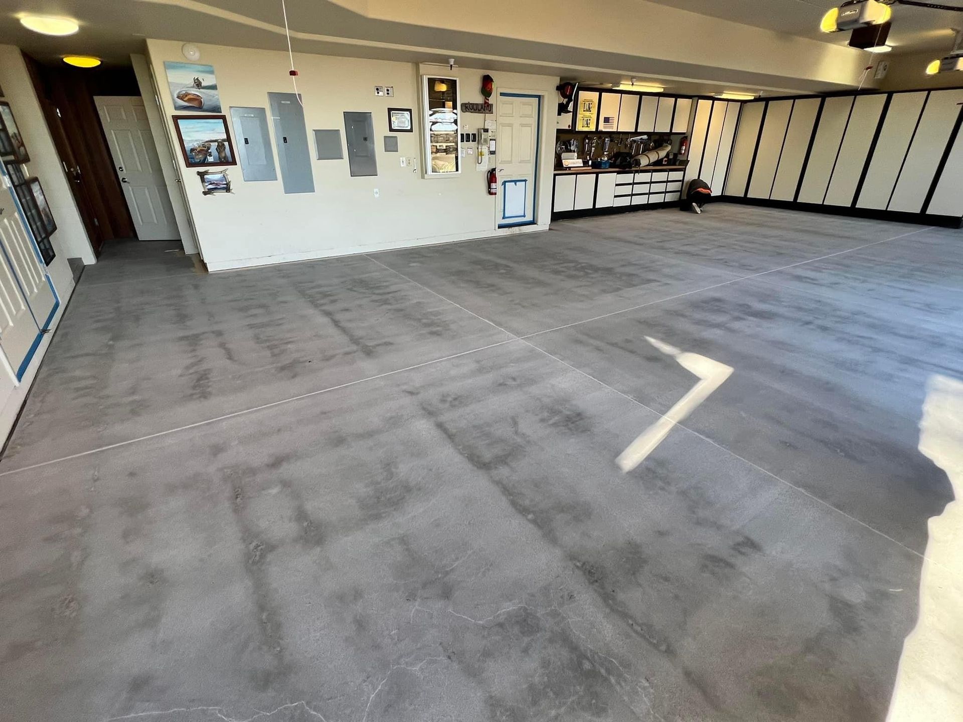 Before and After Concrete Floor Cleaning West Sacramento CA