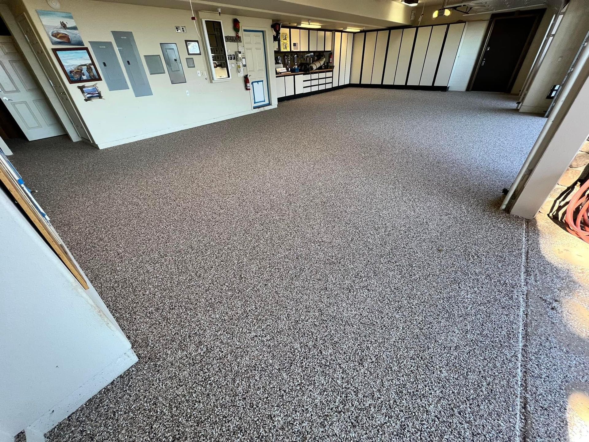 Before and After Concrete Floor Cleaning West Sacramento CA