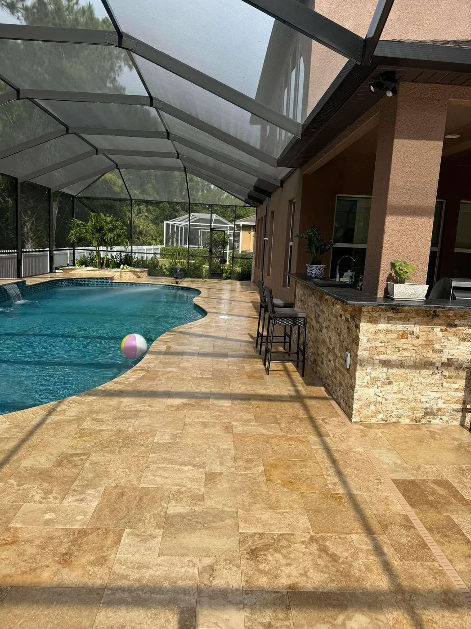 After Concrete Floor Cleaning