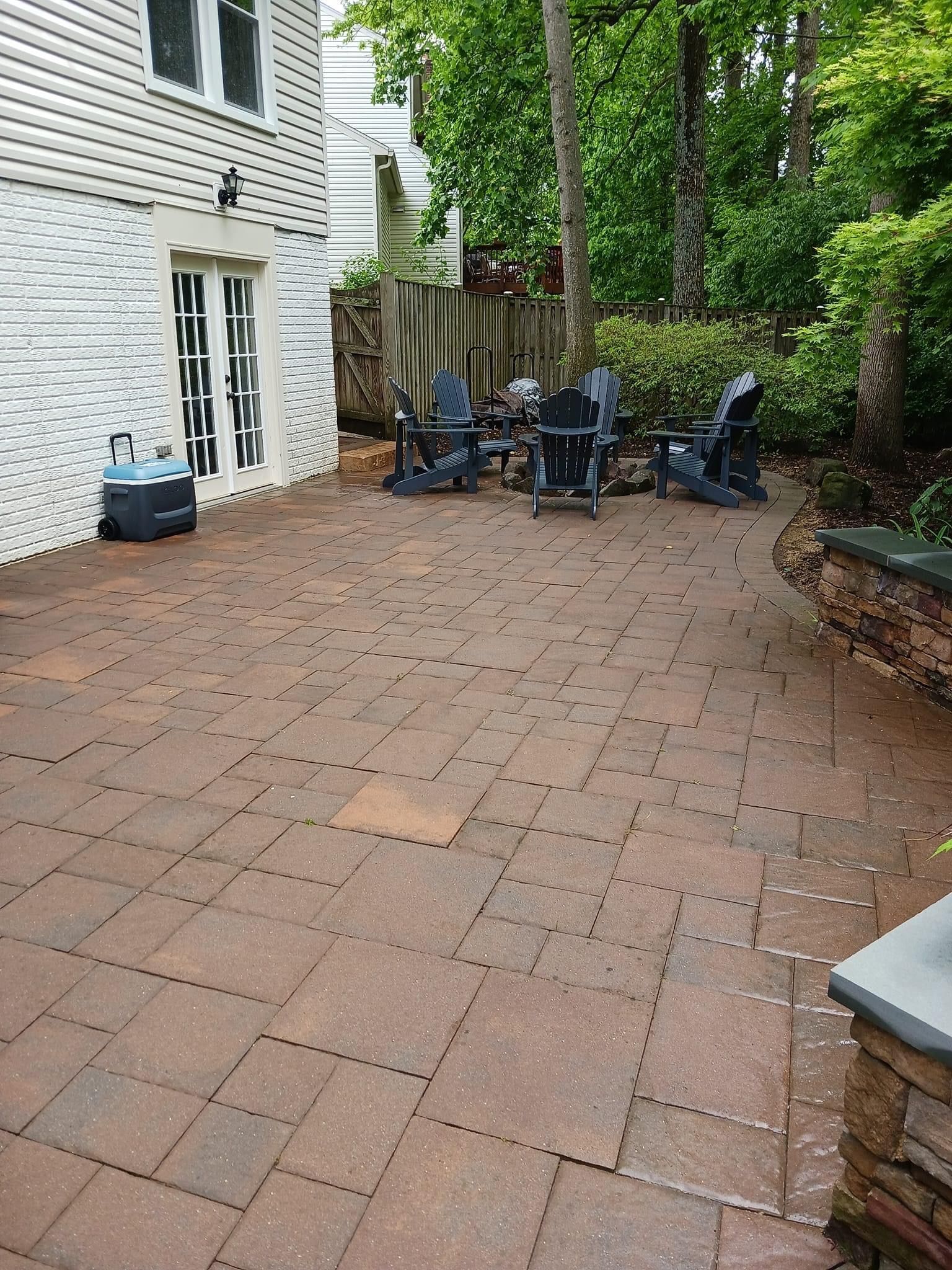 After House Patio Cleaning