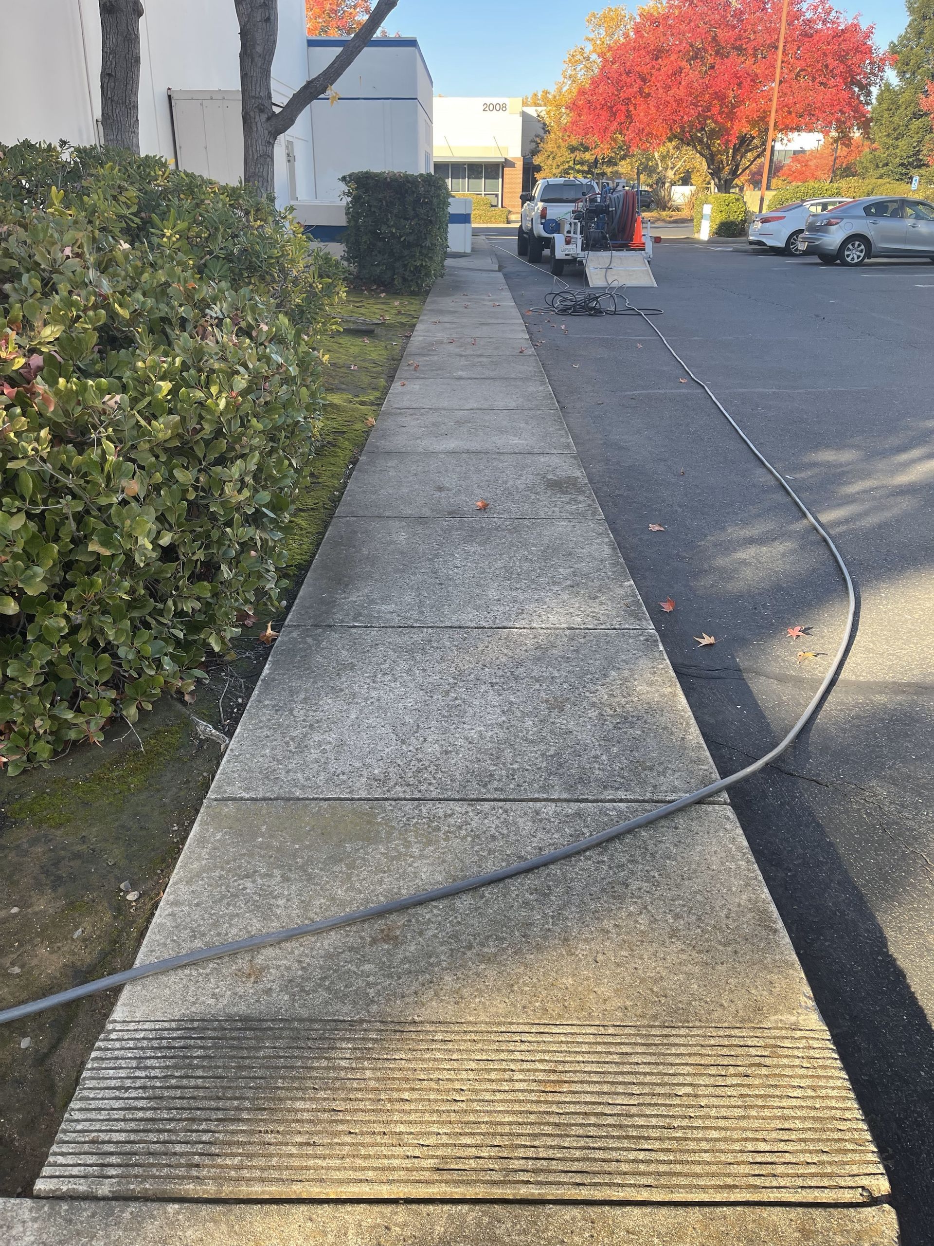 Before Wood Deck Cleaning