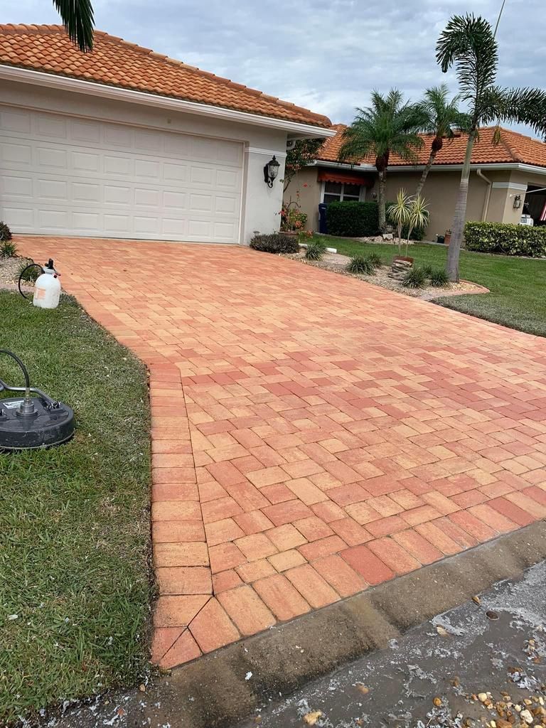 After Driveway Cleaning