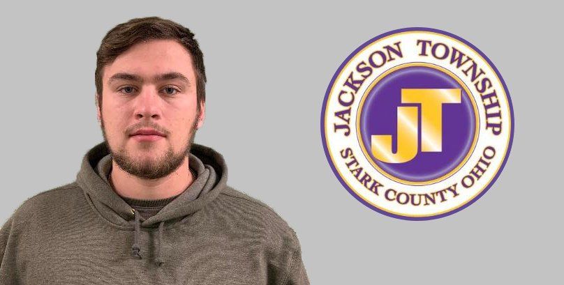 Luke Jones, next to a logo for Jackson Township.