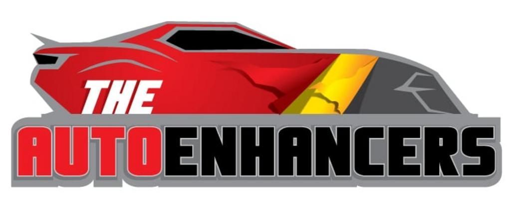 Logo: Red car graphic with 